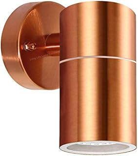 Long Life Lamp Company Modern Outdoor Wall Light Copper Finish IP65 ZLC098C