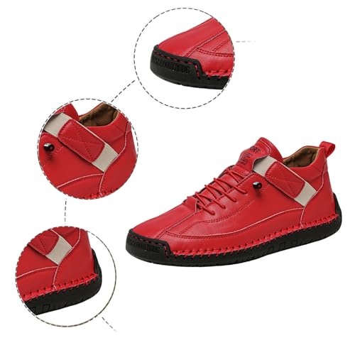Zapatos ortopédicos de mujer para caminar sin dolor con cuero impermeable 6
