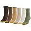 Olive Heather Assorted (6-pairs)