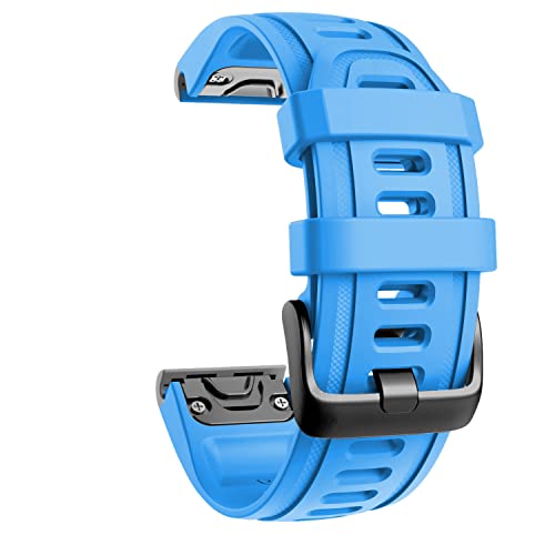 Correa de silicona de 20 mm para Garmin Fenix 6S Pro y 5S con pasadores de liberacion rapida