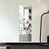 Delma Wall Mirror Full Length,Mirror Tiles,Full Body Mirrors for Home Gym(Glass,16x12''-4PCS),Over The Door,Entryway,Living Room,Bedroom,(Glass - 16'' x 12'' - 4PCS)
