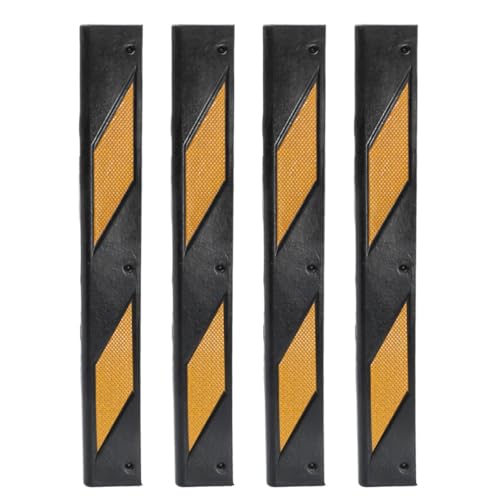 Protections d'angle noires en caoutchouc robuste pour sécuriser les piliers et portes de voiture