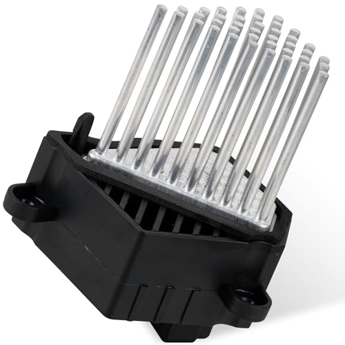 Image of BlueStars 64116923204 Heater Blower Motor Resistor Compatible with BMW E39 E46 E53 E83 320i 323i 325i 328i 330i 525i 528i 530i 540i M3 M5 X3 X5 - Replaces 64116923204 64116929486