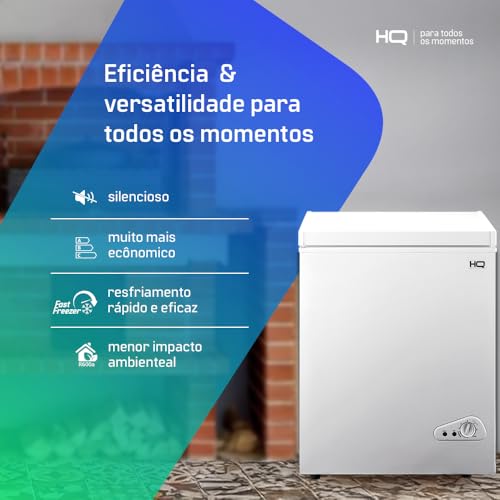 Freezer e Conservador Horizontal HQ 100 Litros Branco BD-100Q 220V - Imagem 7