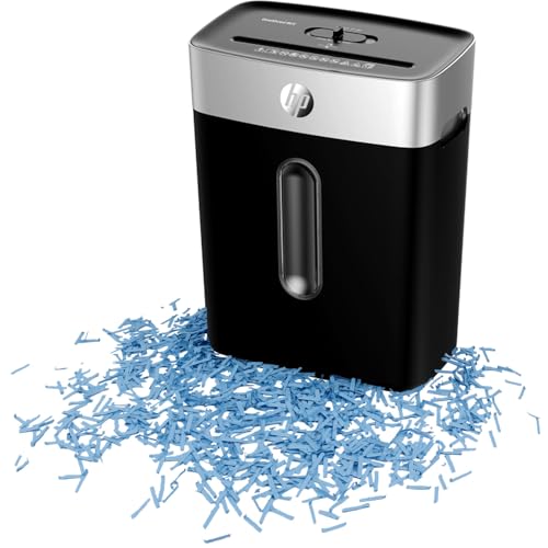 HP OneShred 8CC Black, Aktenvernichter, Sicherheitsstufe P-4, Cross Cut, 8 Blatt, 2826, schwarz/Silber, Partikelschnitt HP OneShred 8CC Black, Aktenvernichter, Sicherheitsstufe P-4, Cross Cut, 8 Blatt, 2826, schwarz/Silber, Partikelschnitt