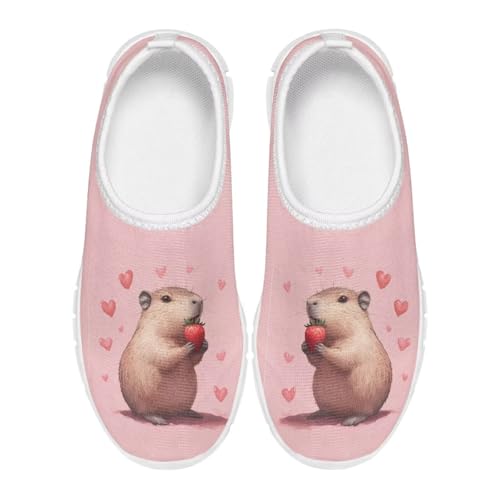 Kids Athletic Shoes Cute Girls Gym Running Slip On Shoes for Girl2