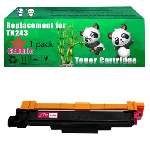 Image of Replacement TN243 Toner Cartridge Compatible for Brother DCP-L3510CDW DCP-L3517CDW DCP-L3550CDW HL-L3210CW HL-L3230CDW Printers (1 Pack Magenta)