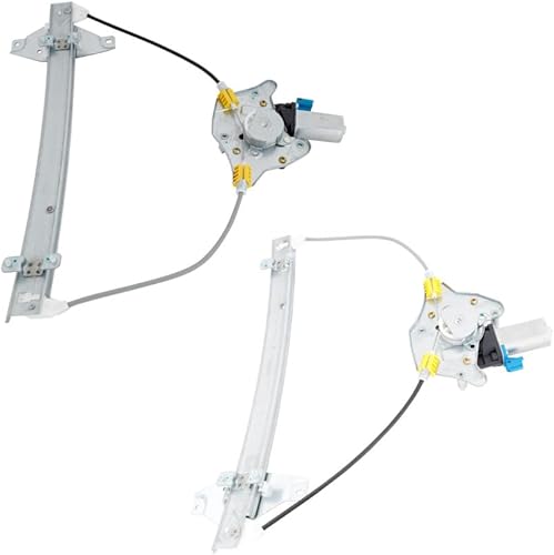 KarParts360 para Chevy Aveo 2004 2005 2006 Elevalunas eléctrico lado del conductor Trasero con motor 2 pines HatchbackSedan Reemplazo para