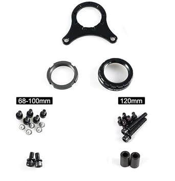 BAFANG BBS BBSHD Mid Motor Assembling Components, Optional 68-100mm/120mm Installation Parts for Replacement