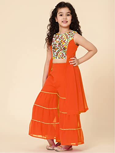 Image of A.T.U.N. (ALL THINGS UBER NICE) Girls Sharara Set