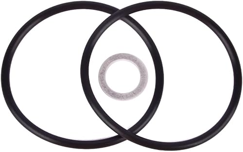 Miniatura 4 de Filtros de aceite con juntas tóricas y juntas de tapón de drenaje 26320-3N000 Compatibles con Genesis G80 GV80 3.5L 2021-2023GV70 3.5L 2022-2023Kia