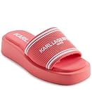 KARL LAGERFELD Paris Women's Shoes Women's Sandals, Sunset Coral, 7