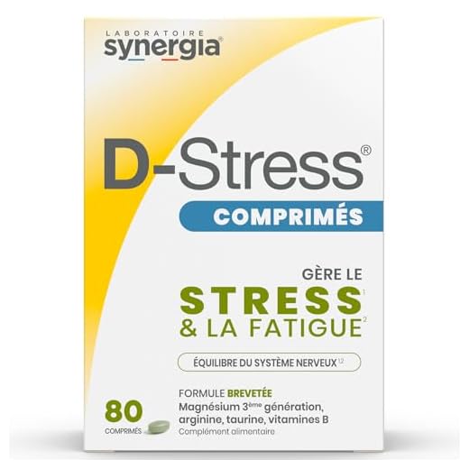 D-Stress - Magnésium Hautement Assimilé - Taurine, Arginine & Vitamines B (Vitamine B6, B5, B3, B2) - Origine France