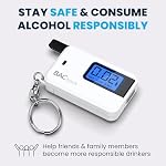 BACtrack Go Keychain Breathalyzer | Portable Alcohol Tester | White - Image 4