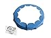 Talisman Designs Adjustable Fluted Pie Crust Shield, BPA-free Silicone, Royal Blue, Fits 8.5" - 11.5" Fluted Dish