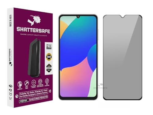 Image of Anti-Spy Privacy Tempered Glass Compatible For Samsung Galaxy F06 5G / M05 / M06 5G [Pack of 1]. Anti-Scratch, Edge-to-Edge Protection With Easy Installation Kit & Case Friendly Fit.