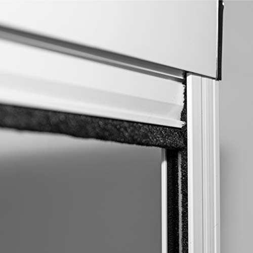 APANA Fliegengitter Rollo Fenster bis 160x160 cm – weiß – ausziehbarer Insektenschutz – stabiles Insektenschutzrollo mit Alurahmen & Fiberglasgewebe – Fensterrollo gegen Mücken