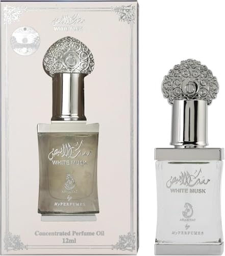 Arabiyat White Musk Concentrated Perfume Oil For Women and Men (Unisex) 12ml Made in UAE