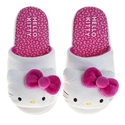 Josmo Sanrio Women Hello Kitty House Slippers Cozy Warm indoor slippers for Adult Size 5-10 US Womens