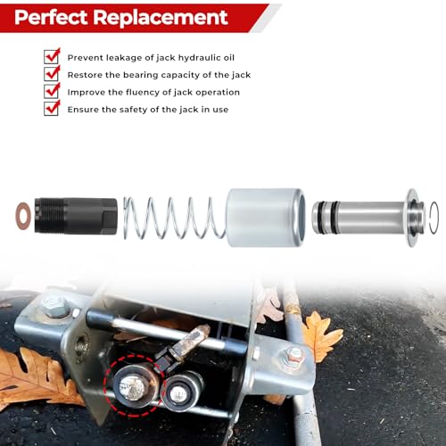 Image of Low Side Bigger Pump Piston Pump Plunger Kit Fit for Most 3 Ton Jack, Compatible with Torin Big Red /Harbor Freight Daytona Pittsburgh /Arcan 3 Ton Floor Jack Rebuild