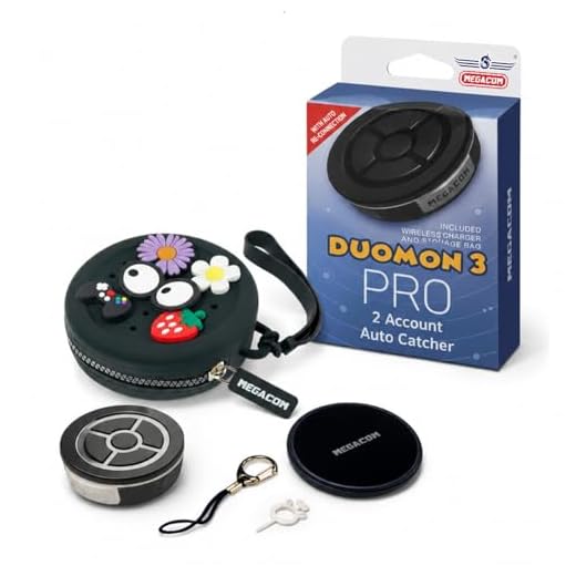 megacom DuoMon3 Pro 1P/2P Pocket Go Attrapeur automatique, reconnexion