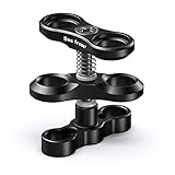 Sea frogs Aluminum Alloy Clamp Ball Joint Bracket Arm Two Section Holder Diving Essential Accessory Light Combination Fixed Clamp CP-2