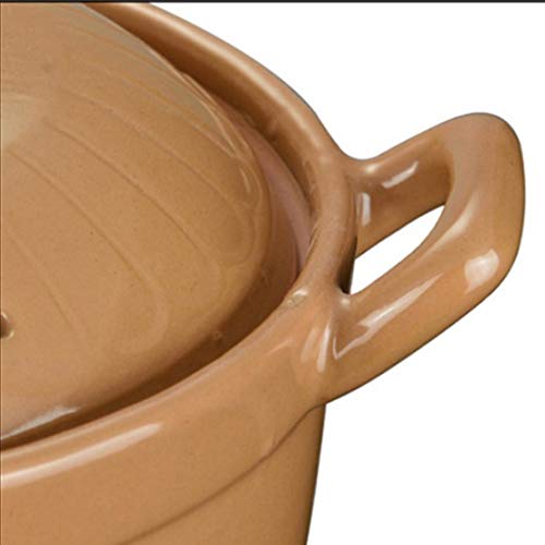 Casserole en céramique vapeur 4L pour cuisson saine
