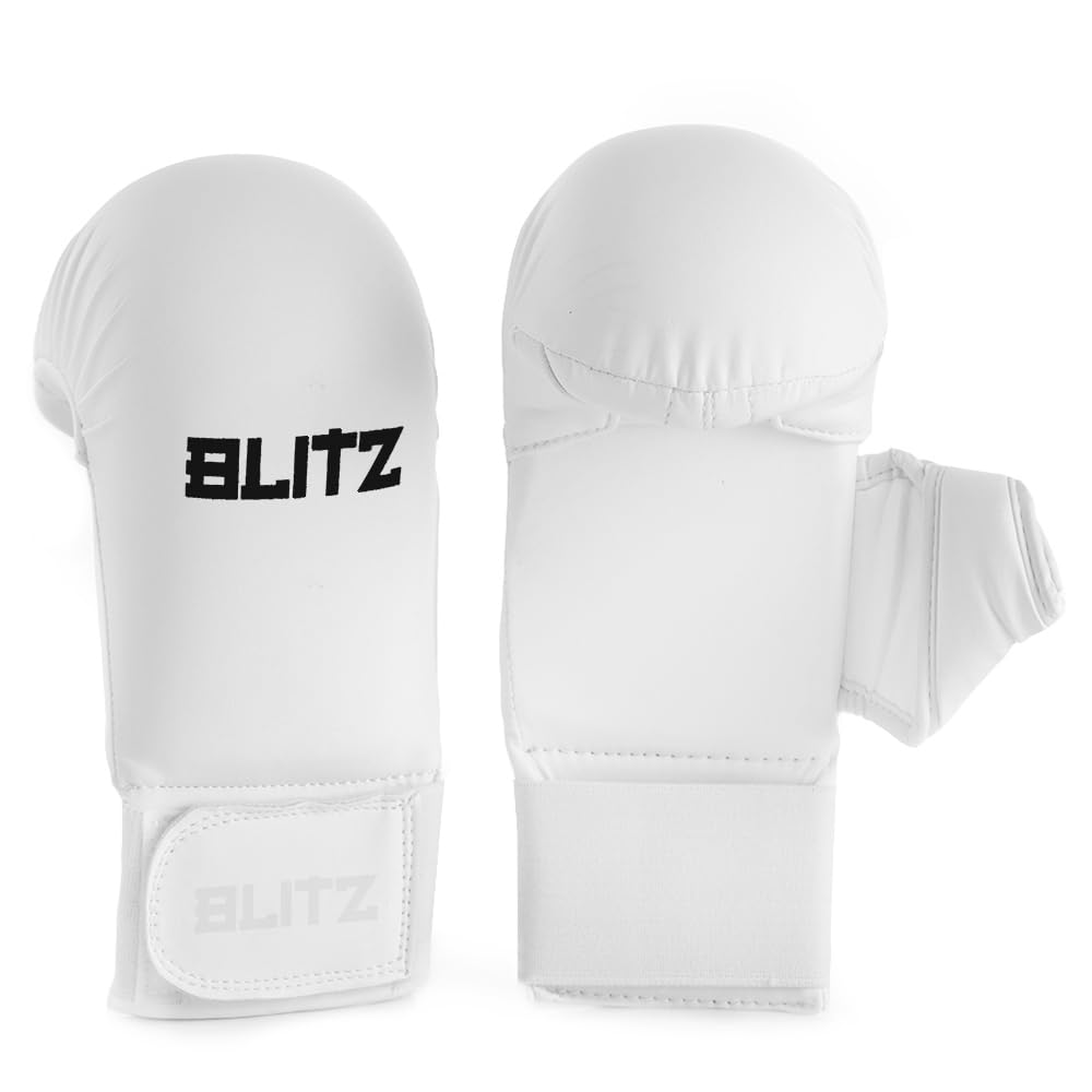 Blitz Club Elite Gloves With Thumb - White - Medium โ image 1