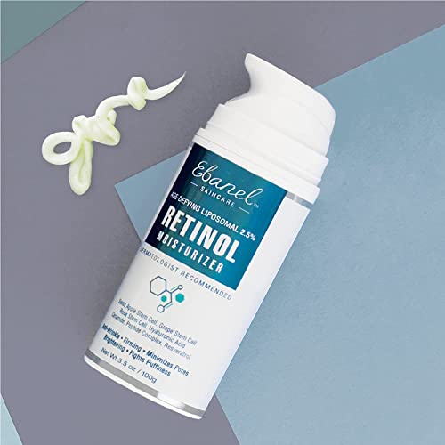 Ebanel 2.5% Retinol Cream For Face Moisturizer With Peptide, Hyaluronic Acid, Anti Aging Wrinkle Night Cream, Skin Tightening Firming Cream For Face And Neck, Minimizes Dark Spot, Age Spot, Acne Scar #TOP6