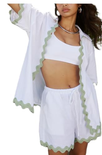 Tenue d'été décontractée à la plage ensemble 2 pièces taille M
