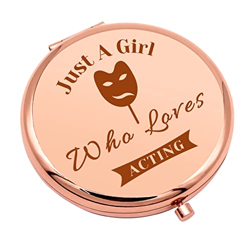 Espejo compacto de maquillaje redondo Mwphuy