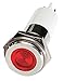 Flat Indicator Light, Red, 24VDC