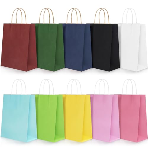 20 Pcs Paper Party Bags with Twist Handles