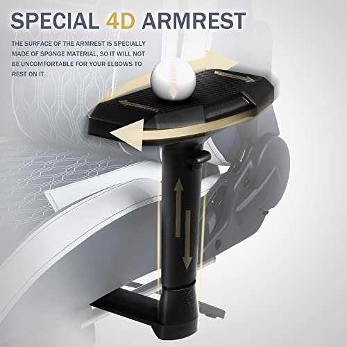 Dowinx Gaming Chair With Footrest, Ergonomic Computer Chair With Comfortable Headrest And Lumbar Support, Big And Tall Game Office Chair For Adults Pu Leather High Back, 350Lbs, Blue #TOP3