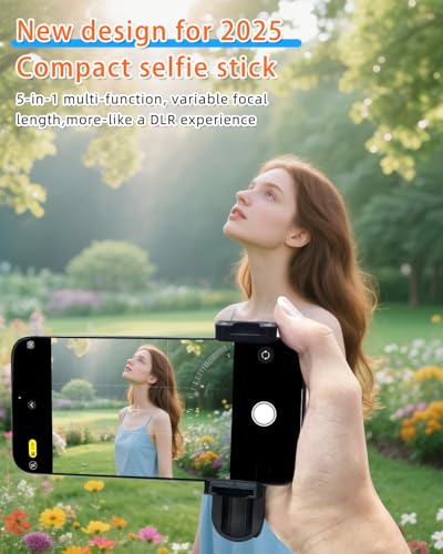 Perche à selfie CloudValley PocketFlex rétractable contrôle du zoom Bluetooth - 3