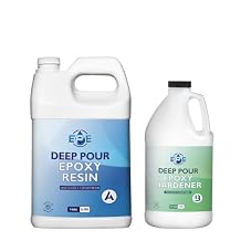 EPE Deep Pour Epoxy Resin 1.5 Gal - 21 Ratio - Low Odor Crystal Clear Resin, UV Resistant, Food Safe, Perfect for River Tables & Castings - Made in The USA