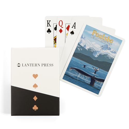 Lantern Press Baraja de Póker 52 Cartas, Tamaño Poker