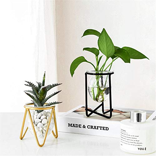 Vaas voor bloemen, plant succulente bloempotten, housewarming gift, voor vrienden en familie, Kerstmis, bruiloft, bruids douche, exclusief bloemen - Afbeelding 4