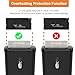 Home Office Paper Shredder,Woolsche 10-Sheet Strip Cut with 3.17-Gallon Basket,P-2 Security Level,CD & Credit Card Shredder,Durable & Fast - Jam Proof System - ETL Certified