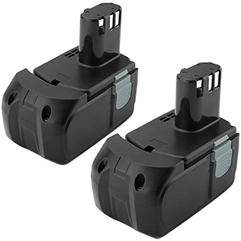 CREABEST 2Packs Ni-MH 3.5Ah Replacement for 18V Battery EB1814S EB1812S EB1814SL EB1820L EB1824L EB1826HL EB1830HL C 18DL C 18DLX WR 18DMR WR18DL, 18 Volt Battery Cover