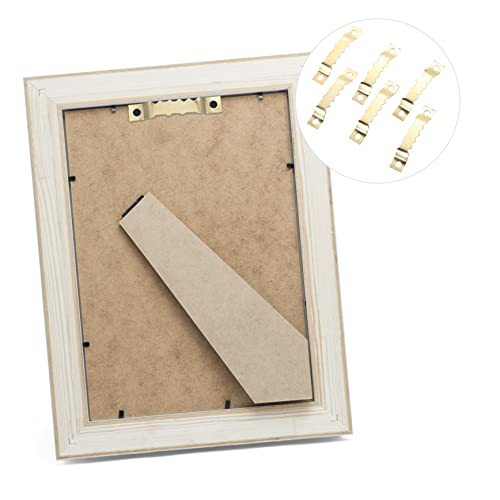 Image of 1000pcs Serrated Photo Frame Hooks Wall Hanging Hardware for Easy Artwork Display and Organization for Decor