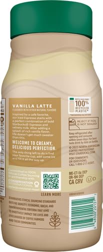Starbucks Iced Espresso Vanilla Latte