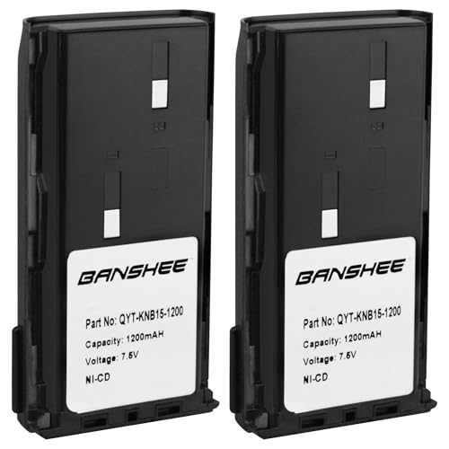 2 pcs KNB-15A/20N Batteries for Kenwood TK-2100/3100/3101