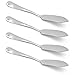 CNHNGTS Crysto Stainless Steel Butter Knife, Butter Spreader, Breakfast Spreads,Cheese and Condiments (4pcs)