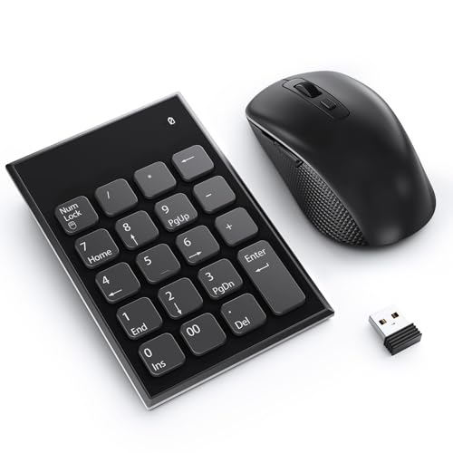 Wireless Number Pad and Mouse Combo