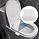 VLYX Toilettendeckel Heber, 4 Stück Selbstklebende Toilettendeckel Heber, Anti-Dreck Griff Sitz Lift Tools, für Bad Haus Reisen Büro Hotel Supplies (weiß)