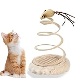 Nuestros juguetes de plumas para gatos ahorran espacio y pueden alcanzar una altura de 24 cm cuando está desplegado. Ayuda a tu gato a mantenerse activo y a hacer más deportes