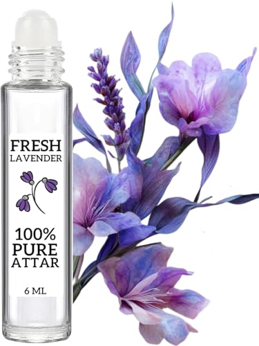 Image of 80% Scents Fresh Lavender Attar Perfume for Men - 6ml