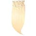 Produktbild hair2heart Clip in Extensions aus Echthaar, 50cm, glatt - Farbe 22 goldblond