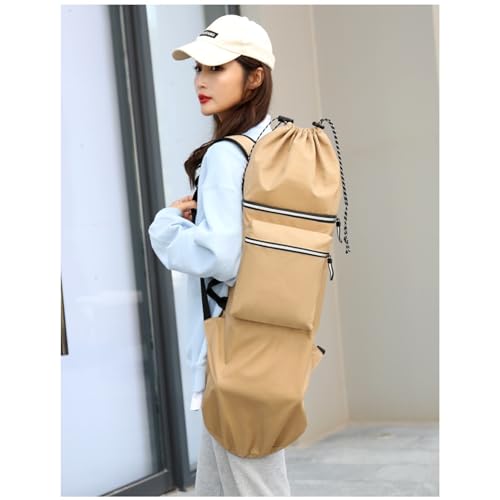 QIUPFGUT Skateboard Tasche Wasserdicht, Longboard Tasche, Skateboard Longboard Tasche, Tragbare Skateboard Tasche Gelb 84 x 32 cm